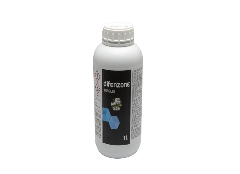 DIFENZONE je sistemični fungicid, ki se uporablja preventivno ter le izjemoma v kurativne namene.