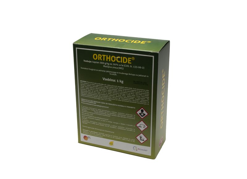 ORTHOCIDE 80 WG se uporablja kot dotikalni (kontaktni) fungicid s preventivnim delovanjem.